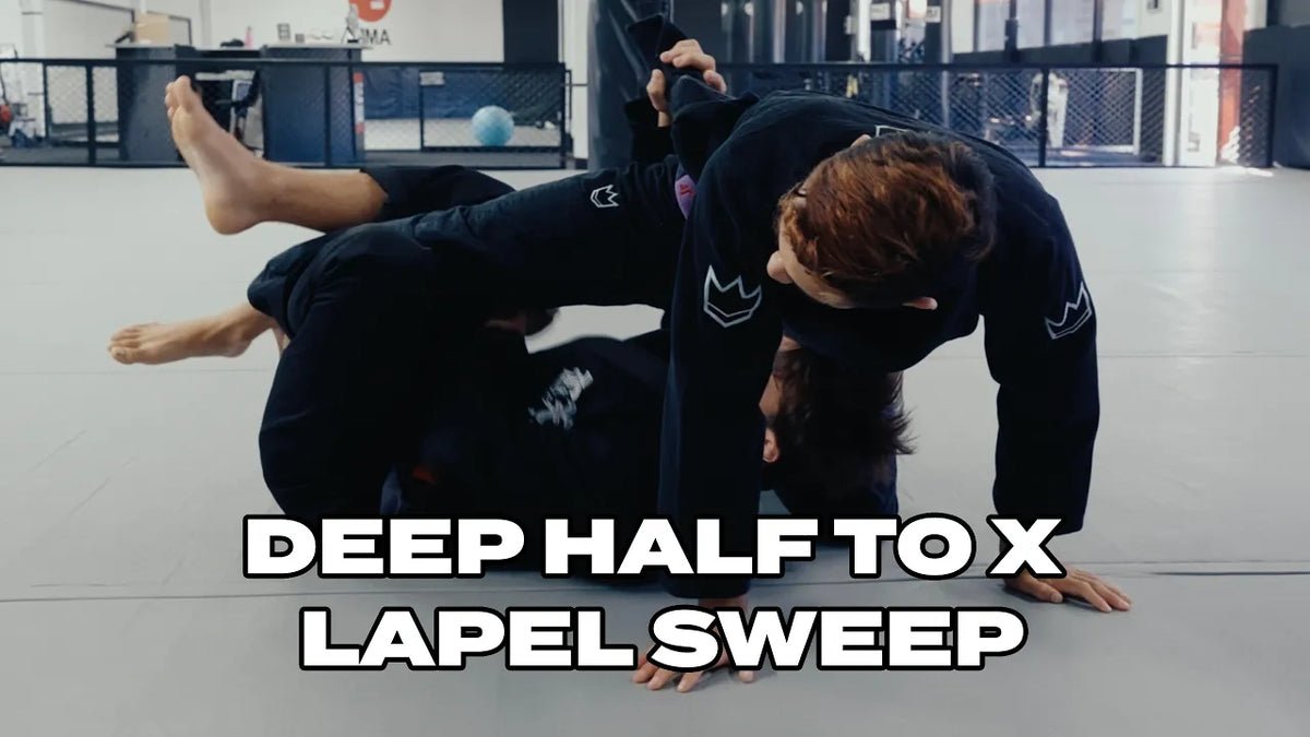 Deep half to X lapel sweep