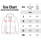Sherpa Lined Zip Up Hoodie