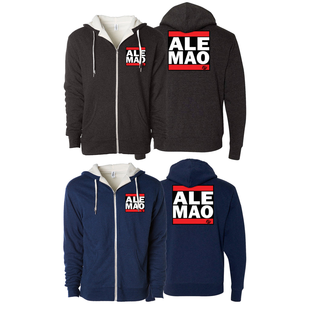 Sherpa Lined Zip Up Hoodie
