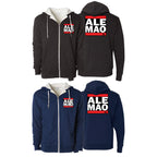 Sherpa Lined Zip Up Hoodie
