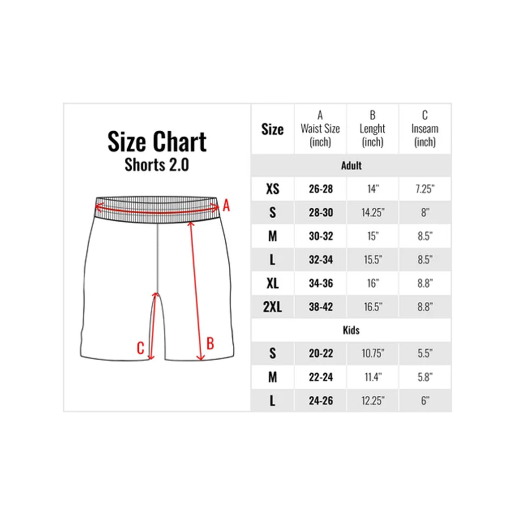 All Black Grappling Shorts 2.0