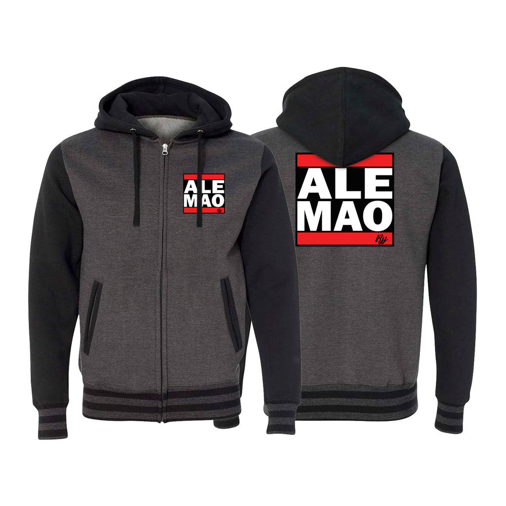 Varsity Zip Up Hoodie