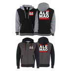 Varsity Zip Up Hoodie