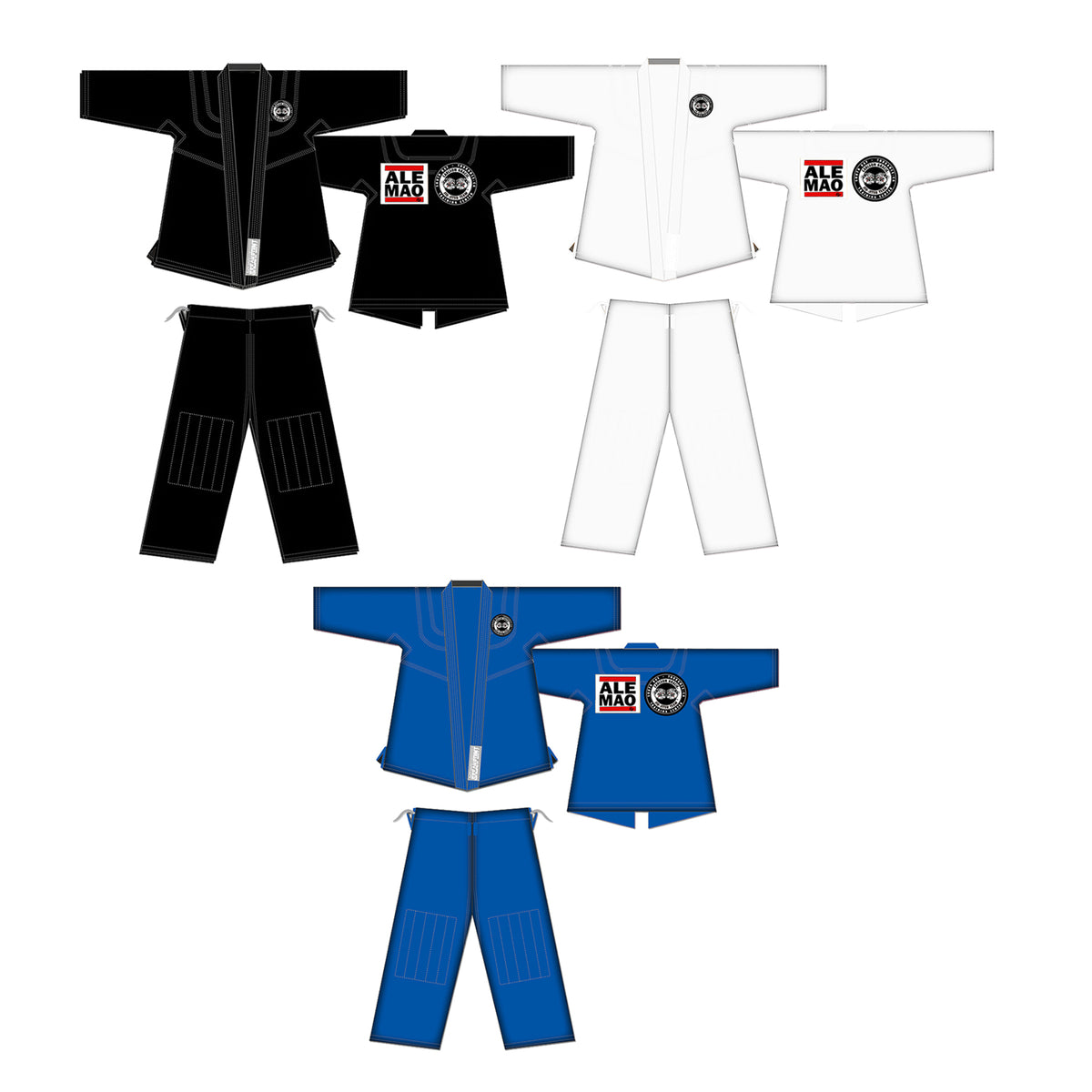 Academy Gi - White Alemao Patch (11 left)