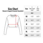 Women's Cropped Crewneck Sweatshirt