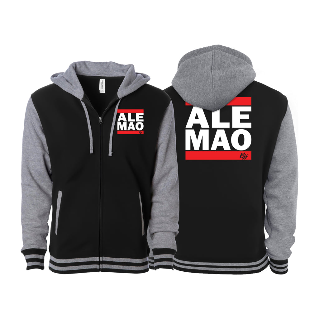 Varsity Zip Up Hoodie